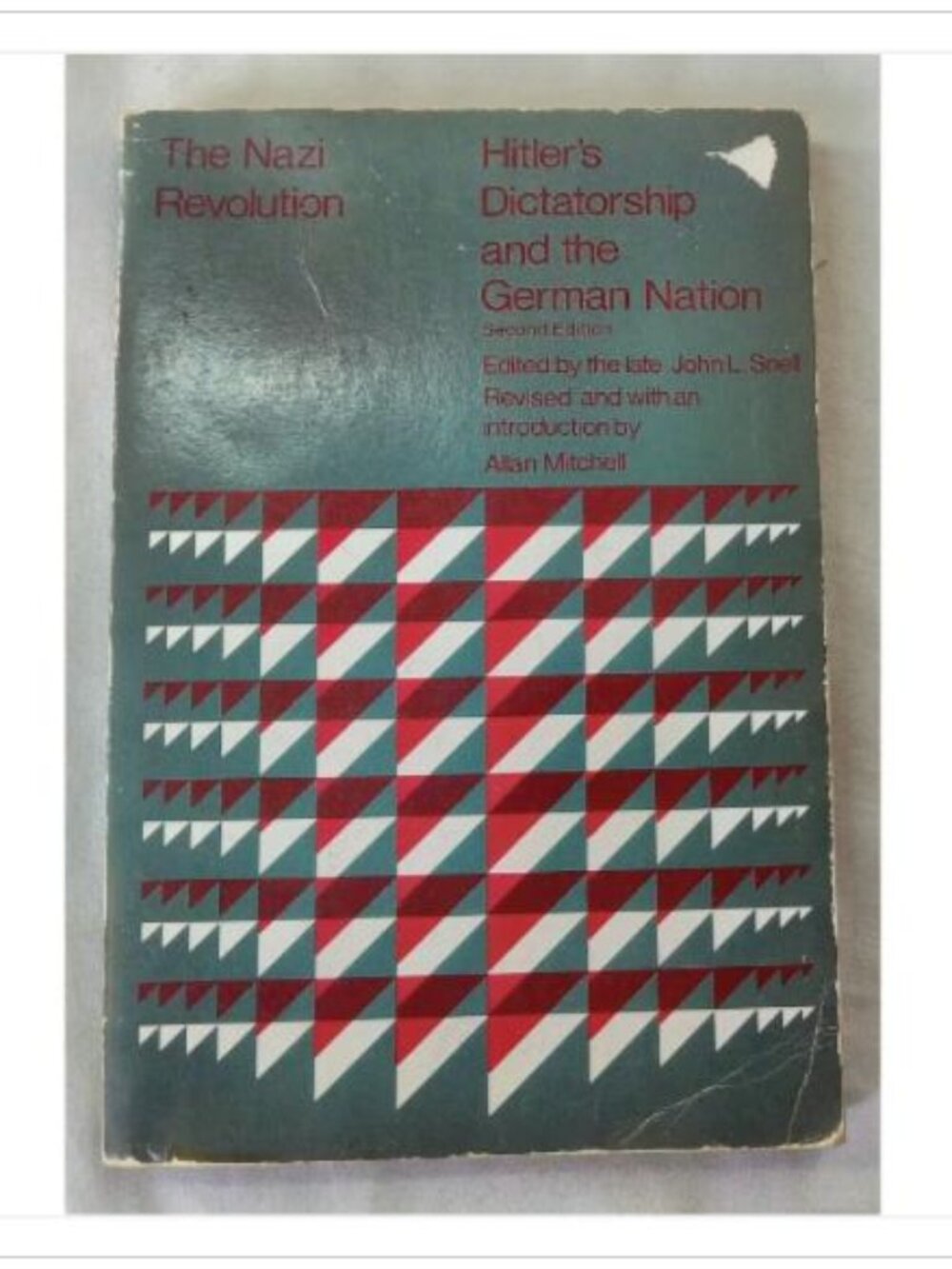 The Nazi Revolution: Hitler's Dictatorship and the German Nation 1973 Paperback